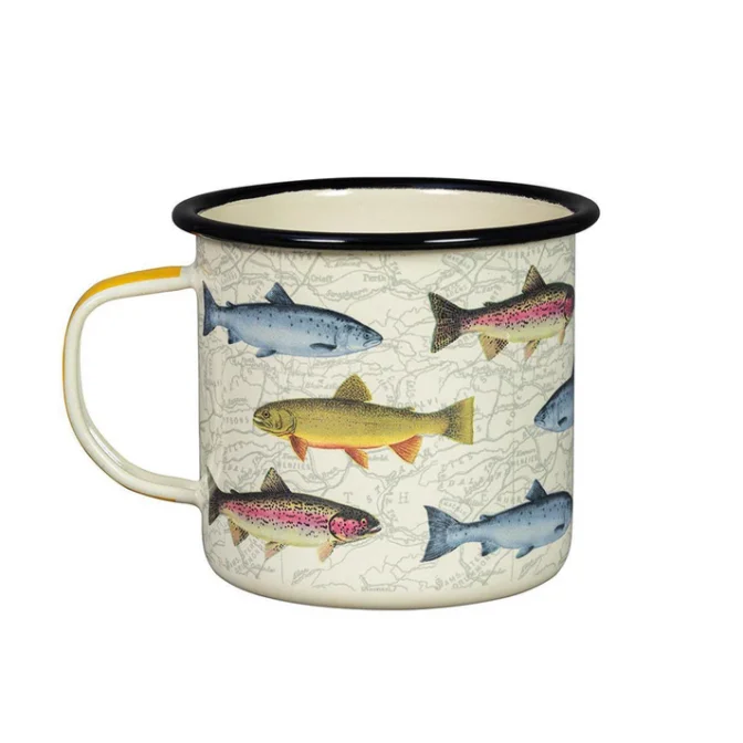 Fish Enamel Mug/ Emailletasse Gentlemen's Hardware